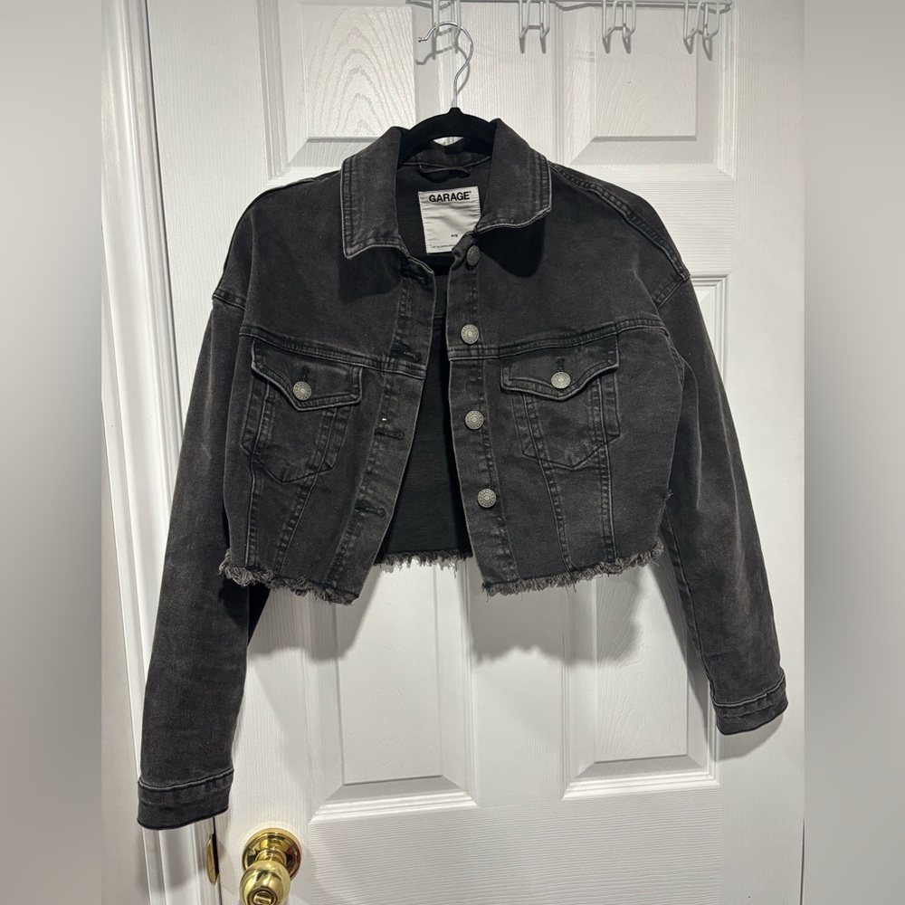 Garage Cropped Denim Jacket